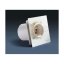 Ventilátor do koupelny Cata e150 G sklo bílý