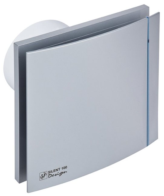Ventilátor do koupelny SILENT 200 CRZ DESIGN 3C Silver