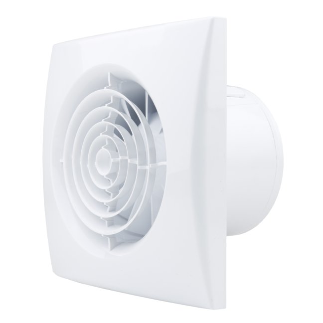 Ventilátor do koupelny NOMIA Z 100 s časovým doběhem, úsporný a tichý