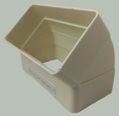 Plastové koleno vertikální 90x220/45 - výprodej