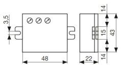 REB-DT 715/1 regulátor otáček s doběhem