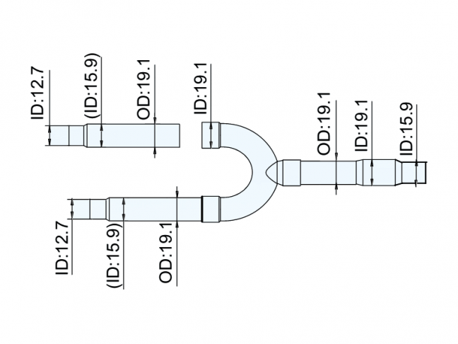 Rozbočovač k vnitřním jednotkám SDV4-HN02k