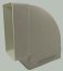 Plastové koleno horizontální 55x110/90°