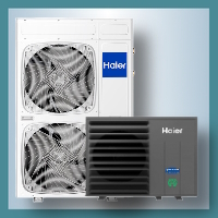 Monobloková (kompaktní) tepelná čerpadla Haier vzduch/voda - Chladící faktor EER - 4,6