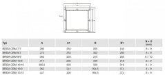 BRIDA-CBM 7/7 volná příruba na výtlak pro ventilátory CBM