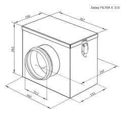 Filtrační box tukový FKT 315