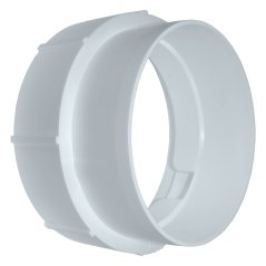 Plastový adaptér 100 mm pro spojení ohebného a pevného vzduchovodu
