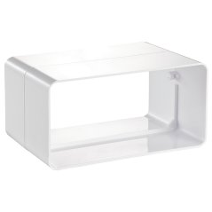 Plastová čtyřhranná spojka potrubí 90x220 - výprodej