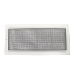 Hranatá větrací mřížka se síťkou proti hmyzu pro hranaté potrubí 90x220mm