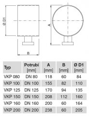 VKP 080 výpusť kondenzátu