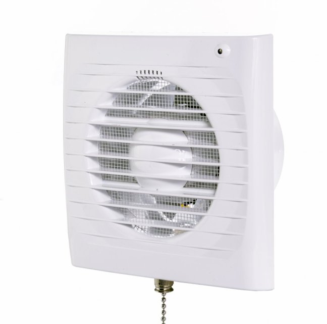 Ventilátor do koupelny ELKE 125 L s tahovým spínačem