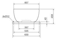 Střešní ventilátor CRVB/6-450 N