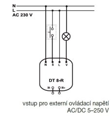 DT 8-R programovatelný doběhový spínač