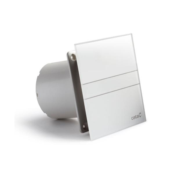 Ventilátor do koupelny Cata e150 G sklo bílý