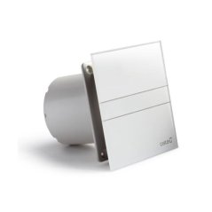Ventilátor do koupelny Cata e120 GT sklo bílý s časovým doběhem
