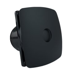 Ventilátor do koupelny ONYX 100 se zpětnou klapkou, matná černá