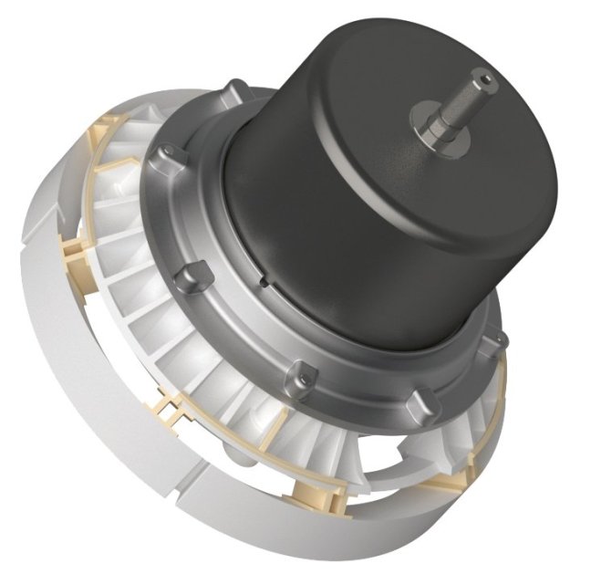 Diagonální potrubní ventilátor TD EVO PF 200 Ecowatt s EC motorem, úsporný