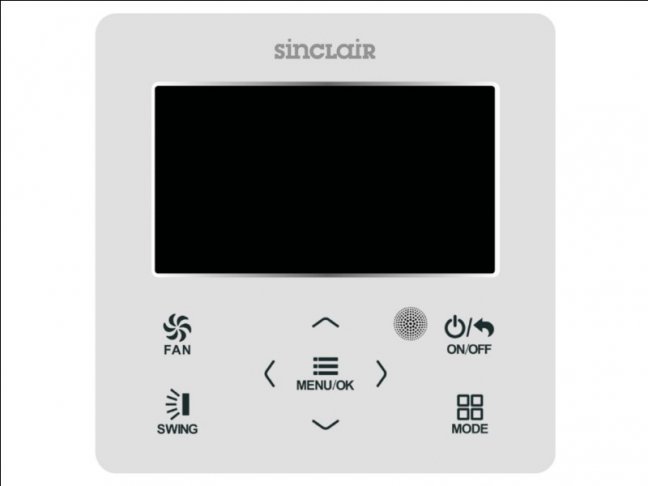 Nástěnná vnitřní jednotka Sinclair Spectrum 5,3 kW černá