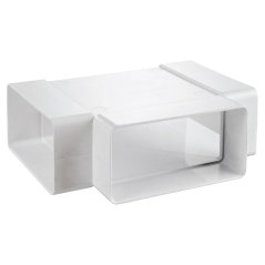 Plochá plastová odbočka T 90x220 - výprodej