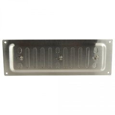 Nerezová větrací mřížka 260x90mm s mechanickým ovládáním