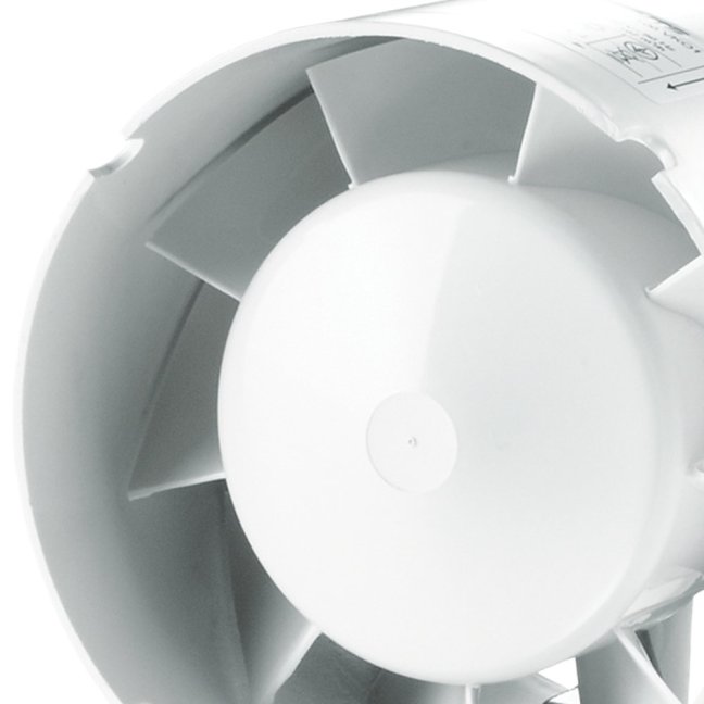 Potrubní ventilátor SD 125 s časovým spínačem