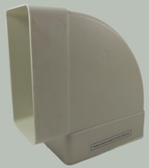 Plastové koleno horizontální 90x220/90° - výprodej
