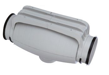 Tichý diagonální potrubní ventilátor TD 350/125 SILENT, dvouotáčkový