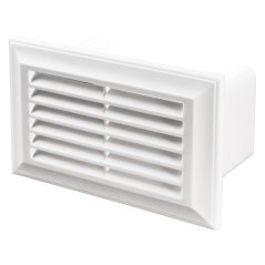 Hranatá větrací mřížka pro plastové potrubí 60x204mm