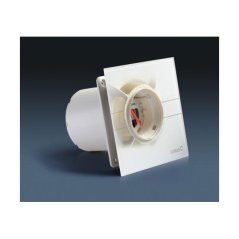 Ventilátor do koupelny Cata e120 GT sklo bílý s časovým doběhem