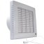 Ventilátor do koupelny LVL 12 125 s tahovým spínačem a s motorem na 12V