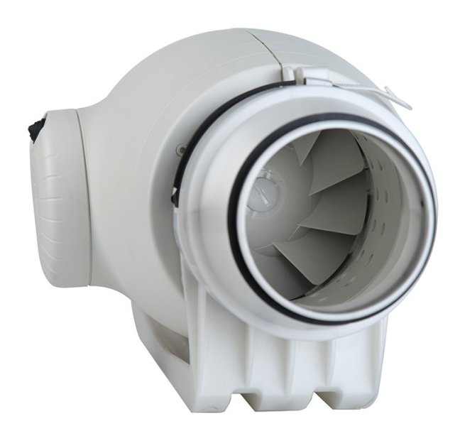 Tichý diagonální potrubní ventilátor TD 350/125 SILENT, dvouotáčkový