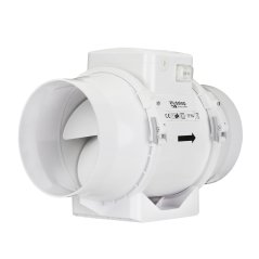 Ventilátor do potrubí axiální plastový s přepínačem rychlosti AP 150