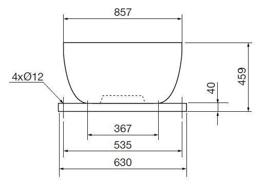 Střešní ventilátor CRVT/4-450 N