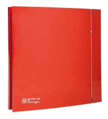 Ventilátor do koupelny SILENT 100 CZ DESIGN 4C Red