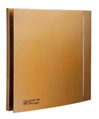Ventilátor do koupelny SILENT 100 CRZ DESIGN 4C Gold