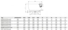Úsporný střešní ventilátor CRVB-280 N Ecowatt