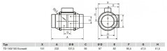 Diagonální potrubní ventilátor TD 160/100 Ecowatt s EC motorem